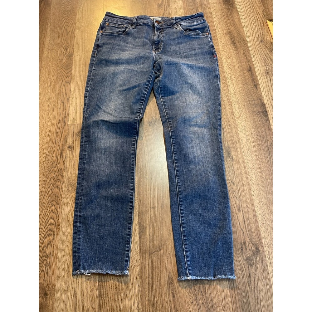 WARP+WEFT Jeans, Women's Size 29, Blue, Denim, San Francisco Skinny, Frayed Hem